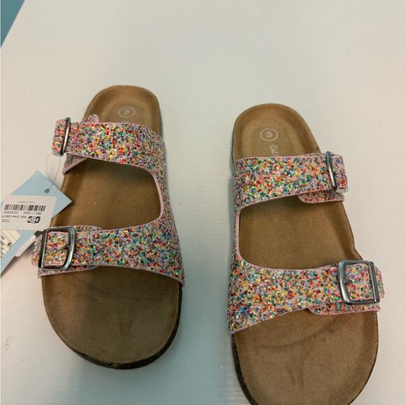 Kids' Drew Footbed Sandals - Cat & Jack size 3 - Picture 5 of 7